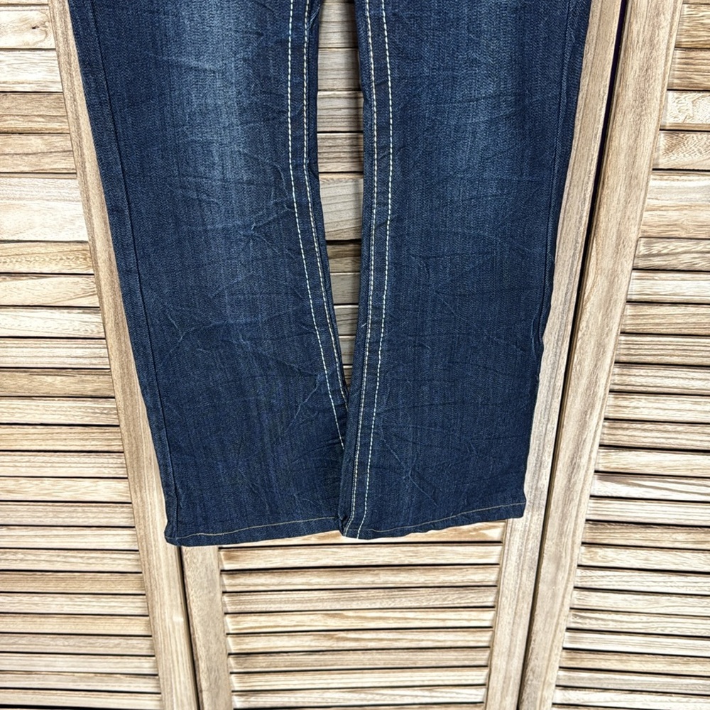 Vanilla Star Jeans Deep Indigo Straight Leg Size 9 - Picture 10 of 15